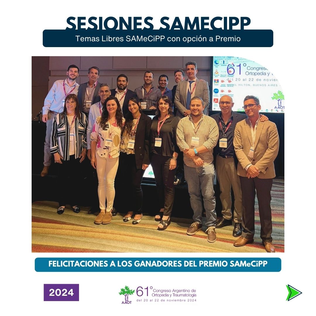 Ganadores del Premio SAMeCiPP 2024